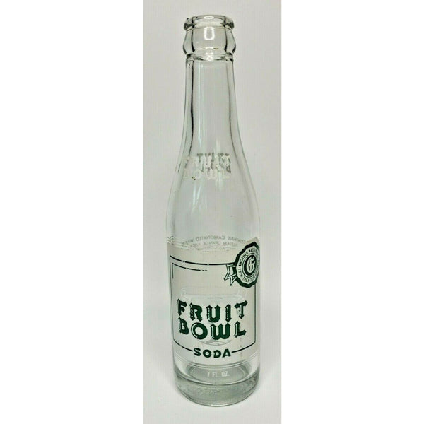 1963 ACL Soda Bottle 7 Green & Green, Houston, TX Fruit Bowl Soda B1-43