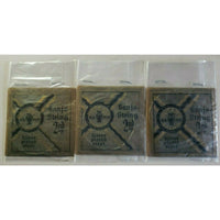 Vintage rotary silver plated steel banjo strings 2nd lot of 3 nos