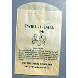 5 Peters Shoe Co Weatherbird Shoes Twirl I Ball Toy Prize Bags Old Store Stock