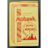 1940's weisert mohawk pipe tobacco sample box new old stock empty