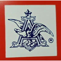 Vintage Genuine Budweiser Sticker Anheuser Busch Beer 13" x 9 5/16" Unsued