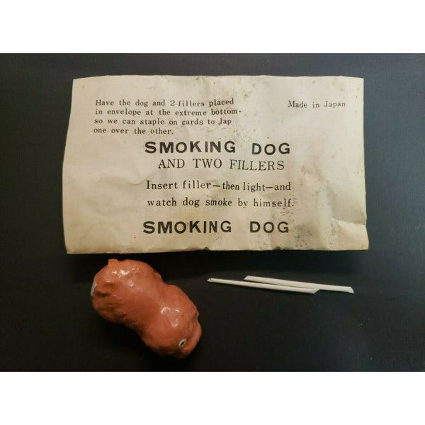 The Original Smoking Dog Novelty Toy with Original Package Dimestore PB57