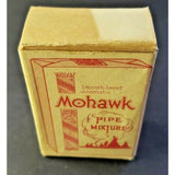 1940's weisert mohawk pipe tobacco sample box new old stock empty