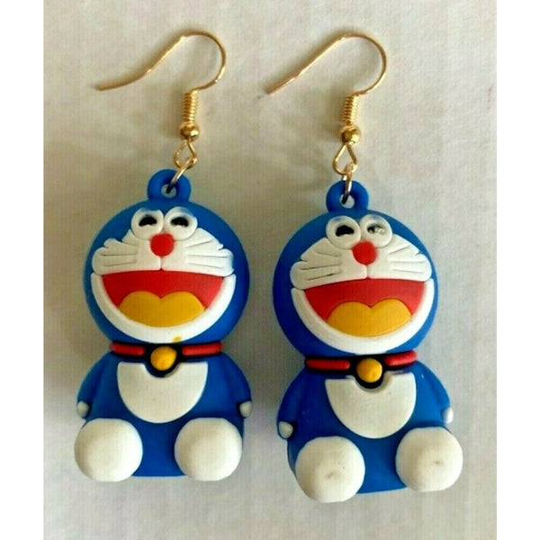 Character cartoon cat charm earrings vending charm costume jewelry t3