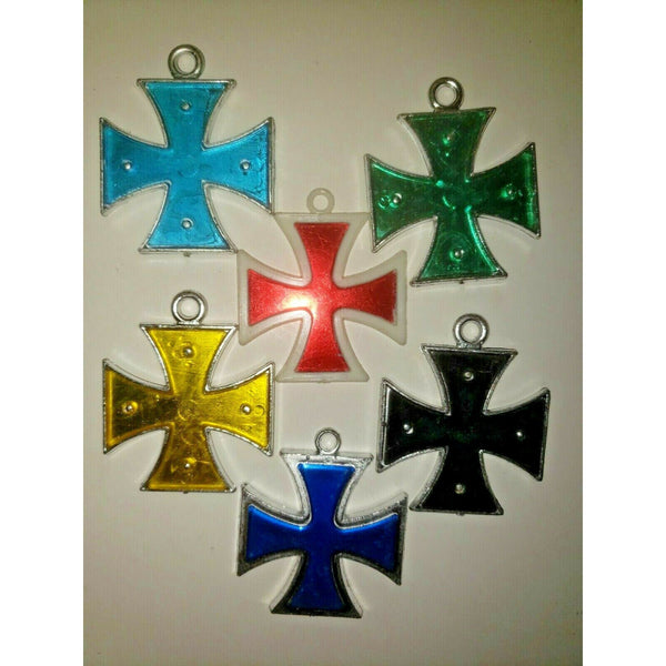 Vintage Surfer Cross Maltese Charms Vending Gumball Machine Prize Lot of 6 NOS