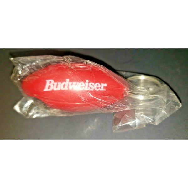 Vintage Budweiser Football Bottle Opener Key Chain NIP