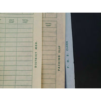 Carling Brewing Co Point of Sale Order & Shipping Notice 6 Pg Carbon Copy Form