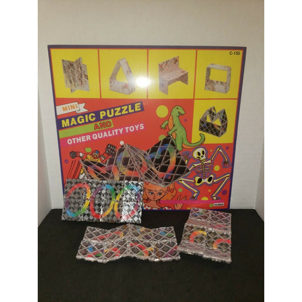 Vintage 1986 Magic Puzzle “Link The Rings” Brain Teaser Vending Charm Toy Lot 2