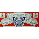 Vintage Genuine Budweiser Sticker Anheuser Busch Beer 13" x 9 5/16" Unsued