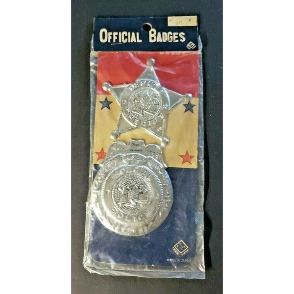 Vintage Official Badges: Deputy Sheriff Toy Badge Dime Store Toys NOS
