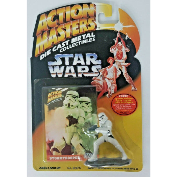 1994 Star Wars Kenner Action Masters Die Cast Stormtrooper Action Figure sw2