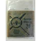 Vintage rotary silver plated steel banjo strings 2nd lot of 3 nos